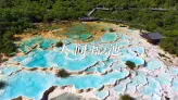 四川旅游，九寨沟、黄龙，看一条彩色的河流穿过雪山森林？