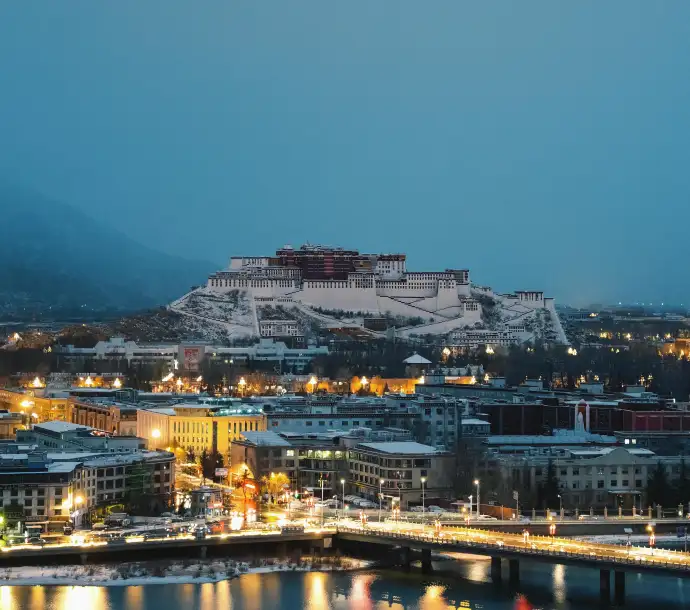 拉萨夜景