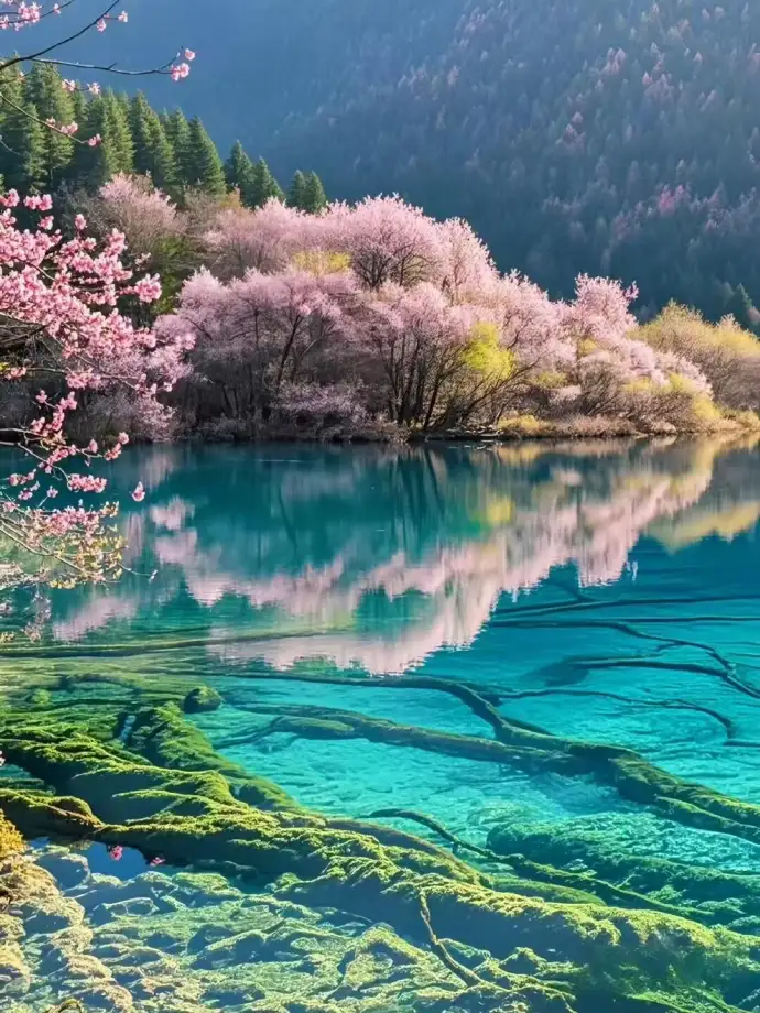 桃枝垂湖