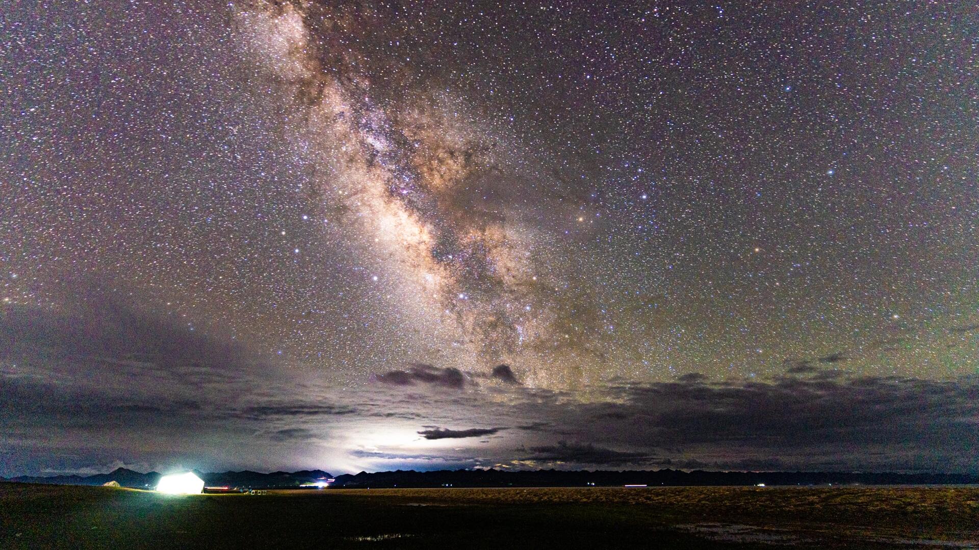 纳木措的日落与星空：这里从日落时间线以及星空、清晨来告诉为什么要住一晚