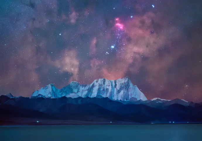纳木措的星空