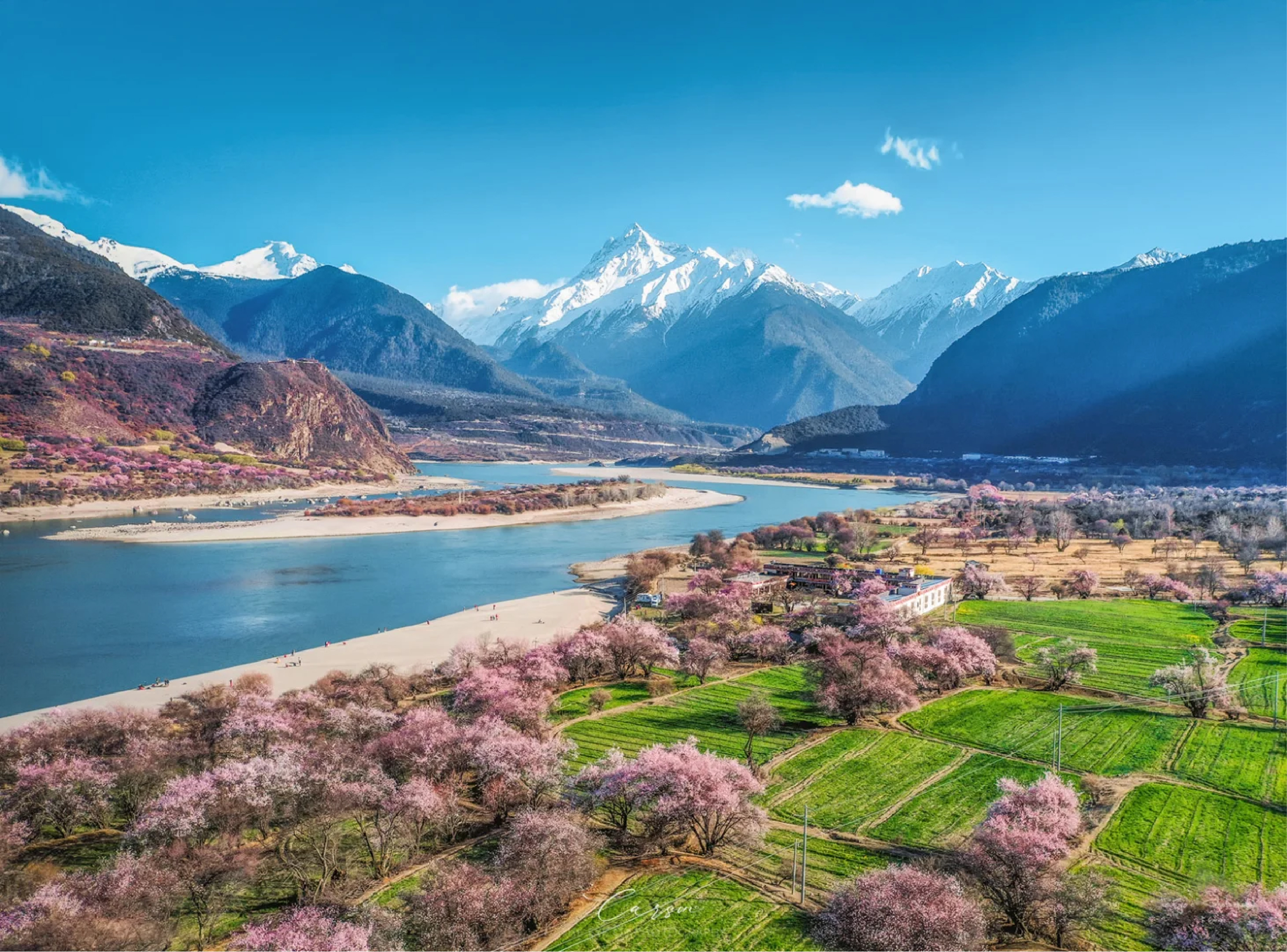 西藏林芝旅游季节推荐攻略：桃花季、四季、穿衣气候详细指南，桃花盛开深度季节解析