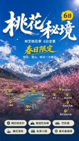西藏林芝桃花季六日全景轻奢之旅