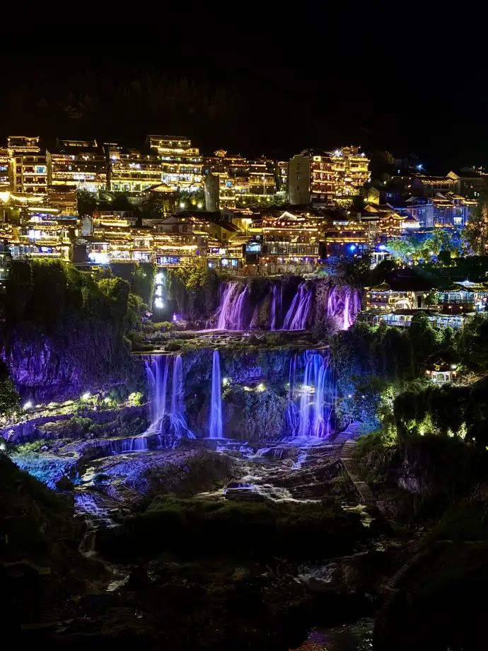 芙蓉镇夜景