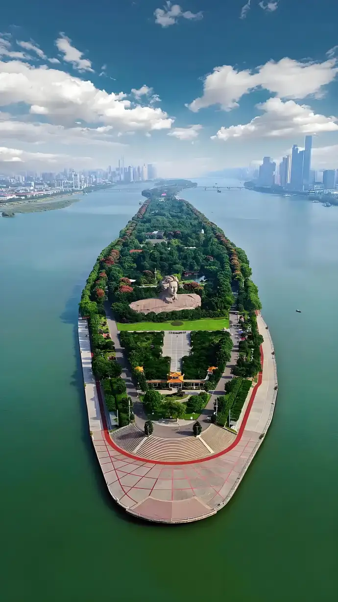 橘子洲全景