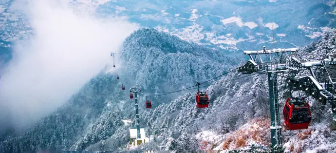 幕阜山索道
