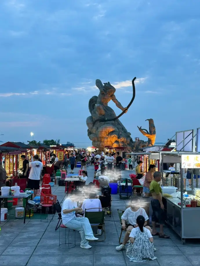 岳阳夜市烟火气